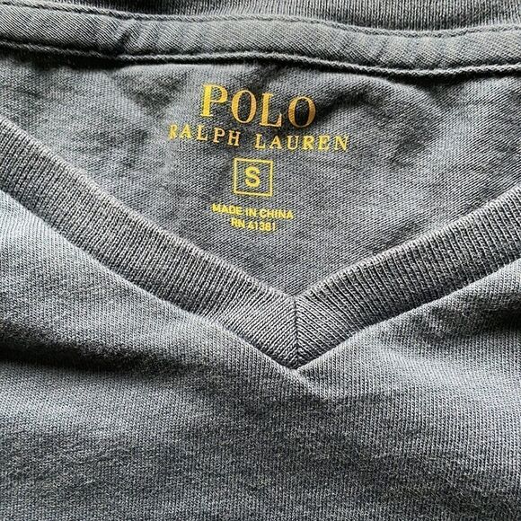 Polo Ralph Lauren t-shirt small grey red pony logo - Picture 7 of 8